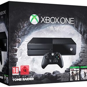 Xbox One - Konsole 1TB + Tomb Raider + Rise of the Tomb Raider (mit OVP) (gebraucht) NEUWERTIG USK18