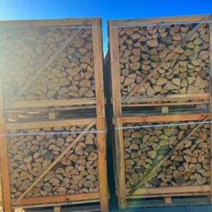 Kaminholz Brennholz Kiefer 1 Palette ± 420 kg, 1 RM (Raummeter)