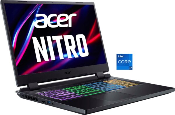 Acer Nitro 5 AN517-55-74FQ Gaming-Notebook (43,9 cm/17,3 Zoll, Intel Core i7 12700H, GeForce RTX 4050, 512 GB SSD) – Bild 6
