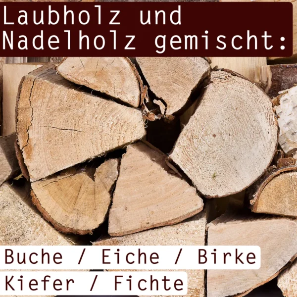 Brennholz Gemischt Kaminholz 400 kg – Bild 4