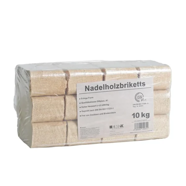 Nadelholz Briketts 960 kg Kamin Ofen Brennholz Kaminbriketts Holz – Bild 4