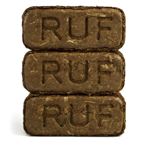 RUF Rindenbriketts Gluthalter Nachtwächter Holzbriketts, 84 x 12kg Briketts, 1000kg Palette – Bild 4