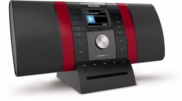 TechniSat MULTYRADIO Kompaktanlage 4.0 Schwarz/Rot – Bild 2