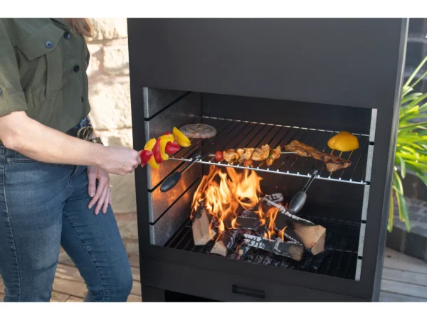 Westmann Grill und Gartenkamin Schwarz – Bild 5