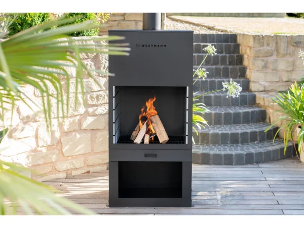 Westmann Grill und Gartenkamin Schwarz – Bild 7