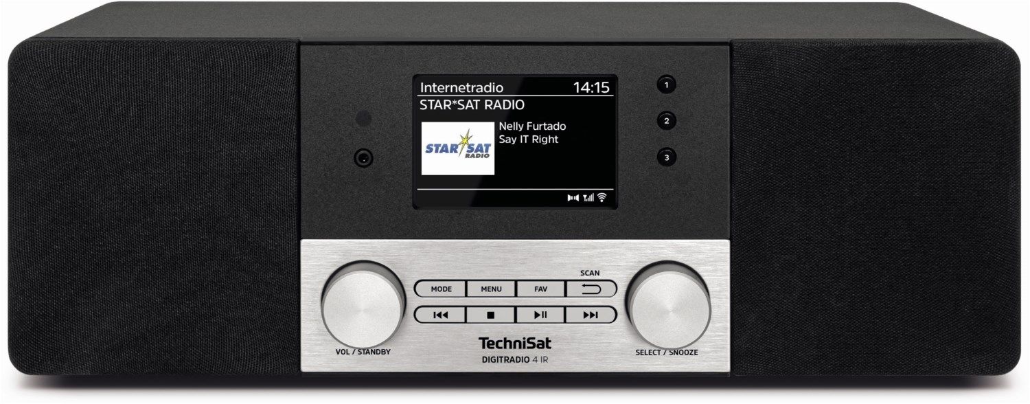 TechniSat DIGITRADIO 4 IR DAB+, UKW, Bluetooth schwarz
