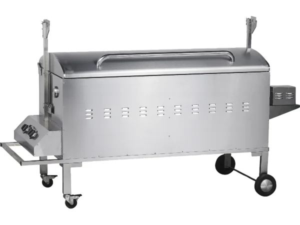 tepro Gasgrill Columbus für Spanferkel inkl. Motor Edelstahl mit 2 Brennern – Bild 5