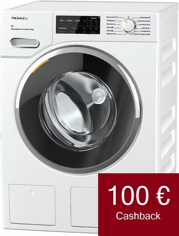 Miele WWI 860 WPS W1 (-100,- Miele-Cashback) (Lotosweiss) 3 Jahre Garantie – Bild 2