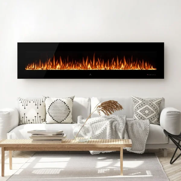 Noble Flame VEGAS Schwarz: 1380 [Elektro Wandkamin] – Bild 5