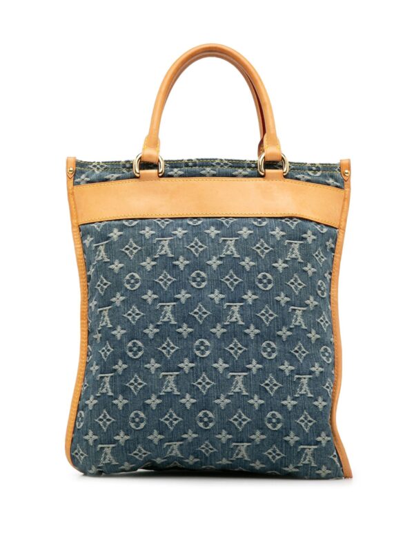2005 Monogram Denim Sac Plat Handtasche – Bild 2