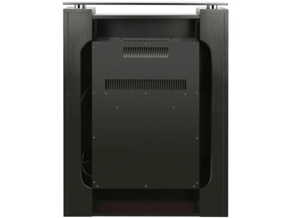 EL Fuego Elektrokamin Tessin Schwarz mit Heizung dimmbar 1,8 kW – Bild 8
