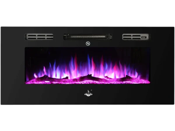 El Fuego Elektrokamin Bern 100 LED-Ambientelicht 900 - 1800 W – Bild 3