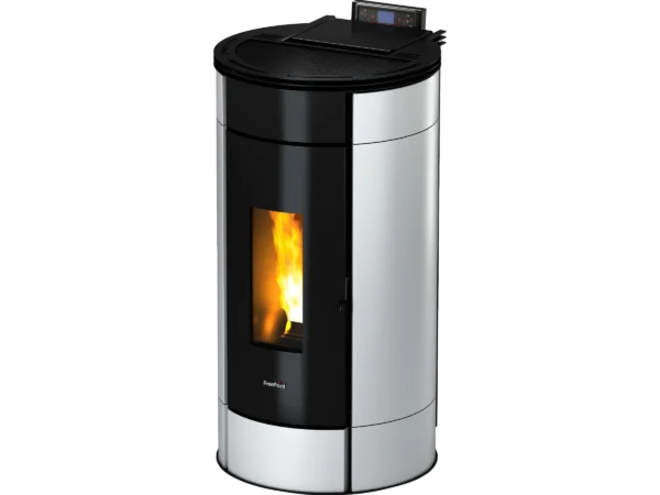 Freepoint Pelletofen Globe Stahl Weiß 10,5 kW EEK: A+ – Bild 2