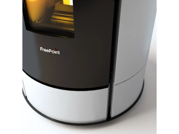 Freepoint Pelletofen Globe Stahl Weiß 10,5 kW EEK: A+ – Bild 3