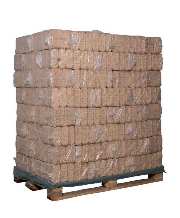 RUF Holzbriketts Hartholz Buche ohne Zugloch 960kg Palette – Bild 2