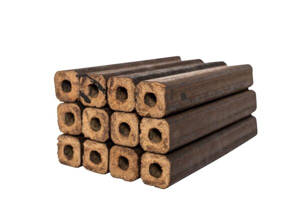Pini Kay Hartholzbriketts Eiche mit Zugloch 10kgx32 Pack/Kiste – Bild 3