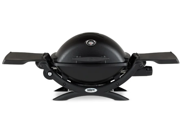 Weber Tisch-Gasgrill Q 1200 mit 1 Brenner & Deckelthermometer Schwarz – Bild 2