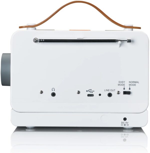 Lenco PDR-065 Kofferradio mit DAB/DAB+ weiß – Bild 4