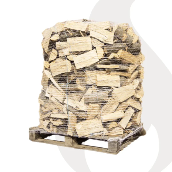 Buchen Brennholz 25cm, auf Palette im Netz, ca. 1,6 srm / 1rm, 500 kg – Bild 2