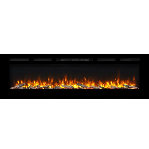 RICHEN Fiamma 68" Elektrokamin - Elektrischer Einbaukamin mit Heizung 1000/2000 W – Bild 6