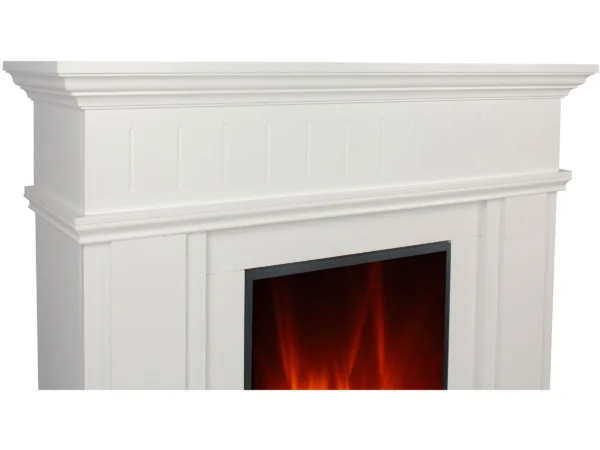 EL Fuego Elektrokamin Bergen Weiß mit Heizung 1,8 kW – Bild 7
