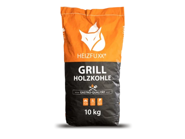 Heizfuxx Grillholzkohle Gastro-qualität 10kg x 12 Sack 120kg Palette – Bild 5