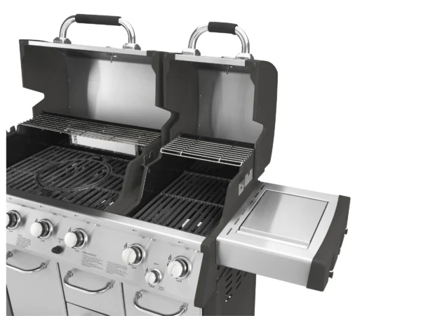 Justus Premium BBQ-Gasgrill Mars 6 Hauptbrenner und 1 Seitenbrenner Edelstahl – Bild 5
