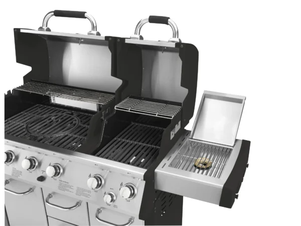 Justus Premium BBQ-Gasgrill Mars 6 Hauptbrenner und 1 Seitenbrenner Edelstahl – Bild 6