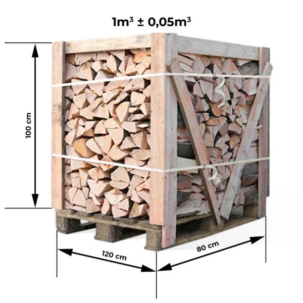Holtaz Mischkaminholz Kaminholz Feuerholz Brennholz platte längere – Bild 9