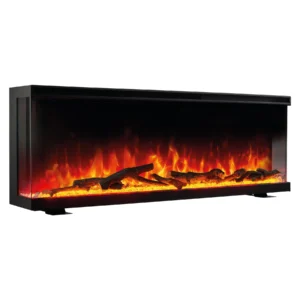 Kaminio Elektrokamin LEA 3in1 Kamin Panorama Heizung 3D-Effekt 12 Flammen 42"