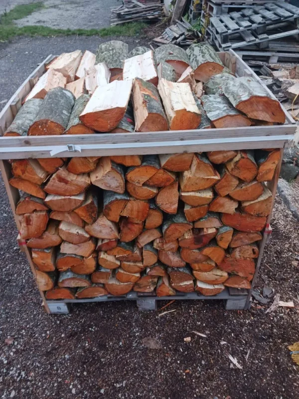 Brennholz-Paletten Erlenholz – Bild 4