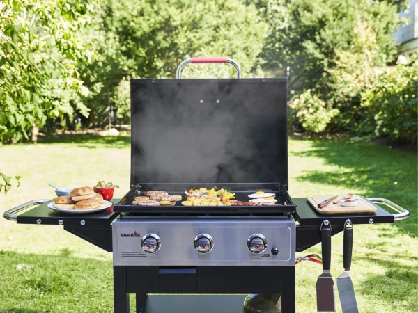Char-Broil Grillplatten-Gasgrill Griddle 3400 mit großer Gusseisenplatte – Bild 5