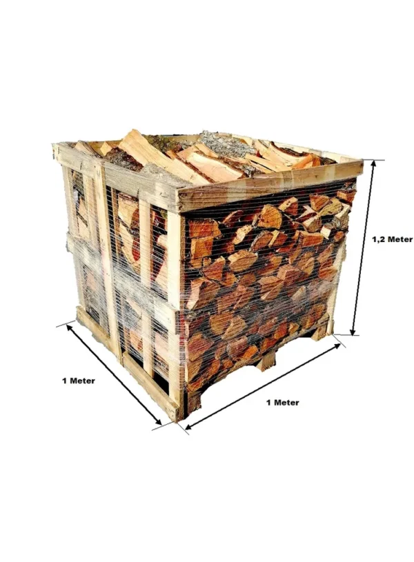 Brennholz-Paletten Erlenholz – Bild 5