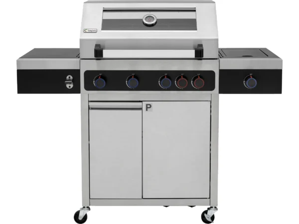 Tepro Gasgrill Keansburg mit Seitenkocher Schwarz-Edelstahl – Bild 2