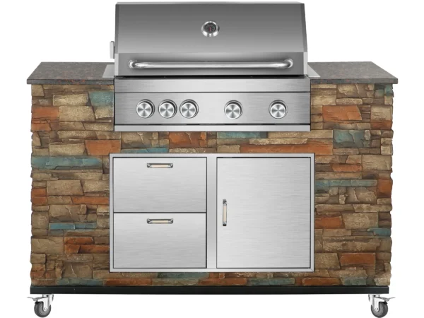 El Fuego Gasgrillküche AY 3000 Built-In ca.147 cm x 130 cm x 68 cm – Bild 4