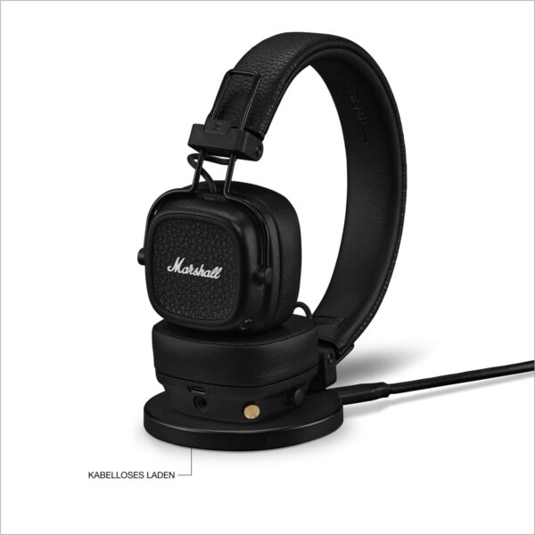 Marshall Major V kabelloser On-Ear Kopfhörer schwarz – Bild 4