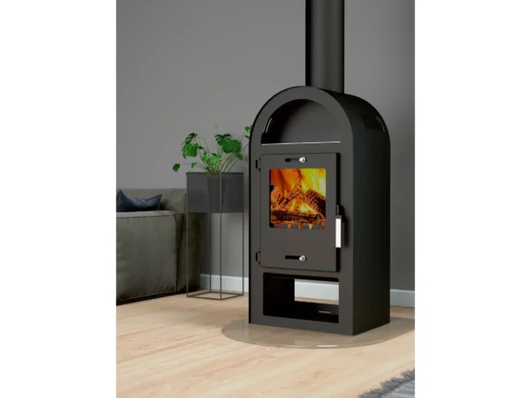 Kaminofen Magna 3.0 (UNI-1963 3.0) Stahl Schwarz 7 kW EEK: A – Bild 2