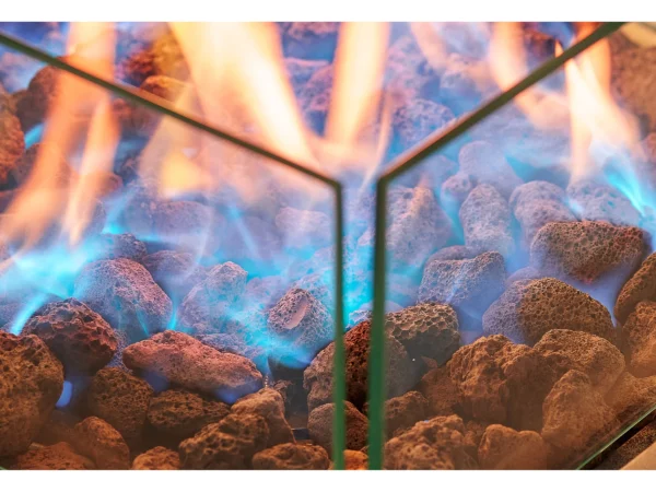 Amare Gas-Feuerstelle für den Außenbereich Quadratisch Grau – Bild 5