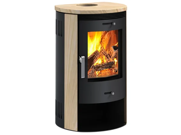 Accente Kaminofen Nyborg 3.0 Sandstein Schwarz 7,5 kW EEK: A