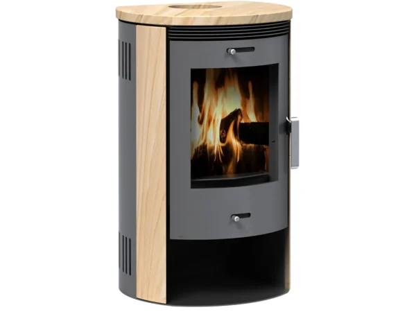 Accente Kaminofen Nyborg 3.0 Sandstein Schwarz 7,5 kW EEK: A – Bild 2