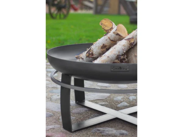 CookKing Feuerschale Stahl Viking Ø 80 cm x 36 cm Schwarz – Bild 3