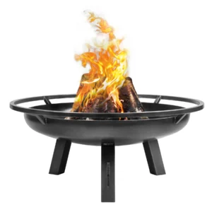 CookKing Feuerschale Stahl Porto Ø 60 cm x 39 cm Schwarz