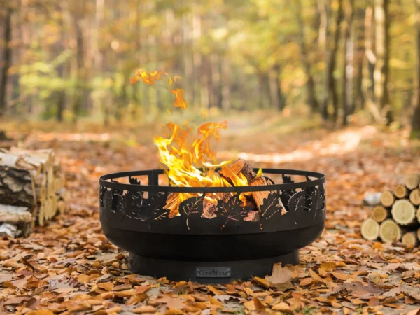 CookKing Feuerschale Stahl Toronto Ø 80 cm x 33 cm Schwarz – Bild 3