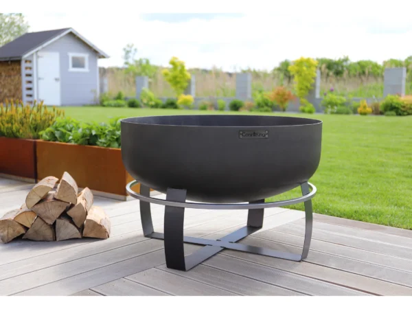CookKing Feuerschale Stahl XXL Viking Ø 80 cm x 50 cm Schwarz – Bild 2