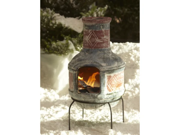 Buschbeck Mexiko-Grillkamin Geodesign Ton inkl. Grillrost – Bild 3