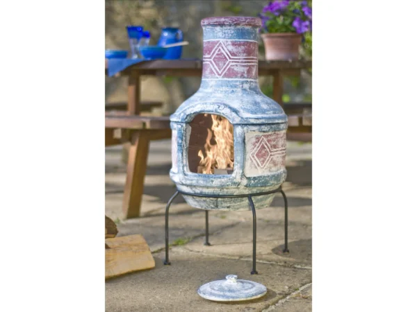 Buschbeck Mexiko-Grillkamin Geodesign Ton inkl. Grillrost – Bild 5