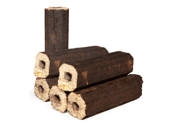 Heizfuxx Holzbriketts Pinikay Octagon 10kg x 30 Gebinde 300kg Palette – Bild 3