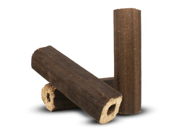 Heizfuxx Holzbriketts Pinikay Octagon 10kg x 30 Gebinde 300kg Palette – Bild 5