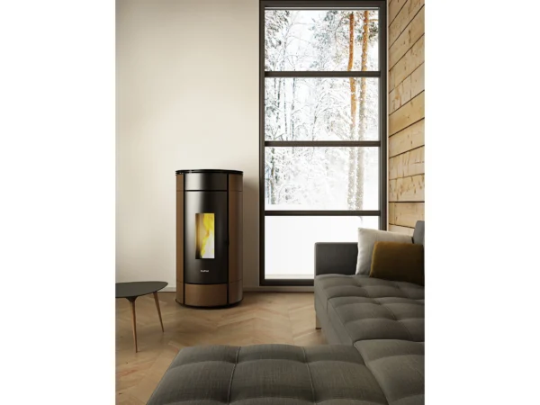 Freepoint Pelletofen Globe Stahl Braun 10,5 kW EEK: A+ – Bild 4