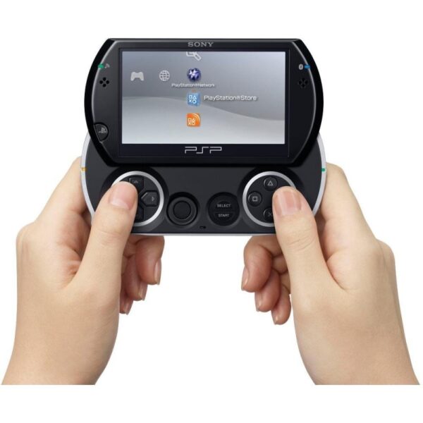 PSP - Konsole PSP GO #Piano Black / schwarz + Netzteil (gebraucht) – Bild 2